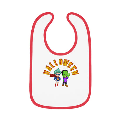 Baby Bib - Holloween with super kiddo Printify