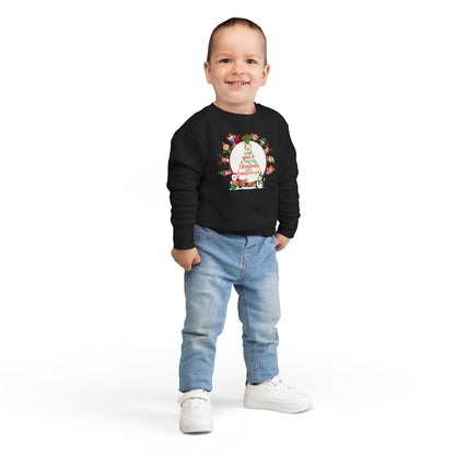 Toddler Sweatshirt - We Wish You a Merry Christmas - [[{"value":"Wonderwear Kid"}]]