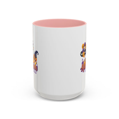 Accent Coffee Mug - Happy halloween trick or treat - [[{"value":"Wonderwear Kid"}]]