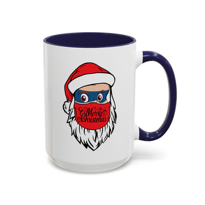 Accent Coffee Mug - Santa Super kiddo - [[{"value":"Wonderwear Kid"}]]