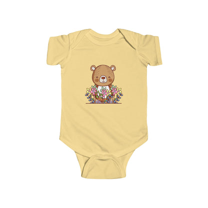 Adorable cute bear infant bodysuit Printify