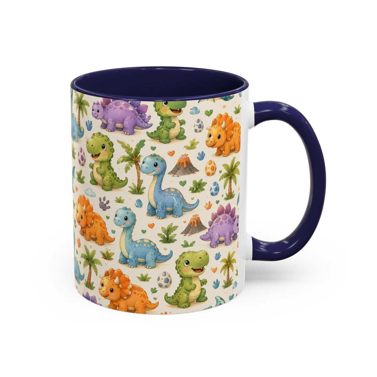 Accent Coffee Mug  (11/15 oz) - Baby Dinosaurs Nursery