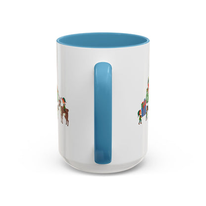 Accent Coffee Mug - Merry christmas and reindeer - [[{"value":"Wonderwear Kid"}]]