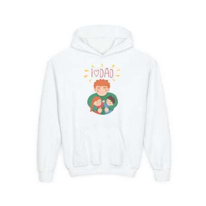 Youth Heavy Blend Hooded Sweatshirt - Daddys love Printify