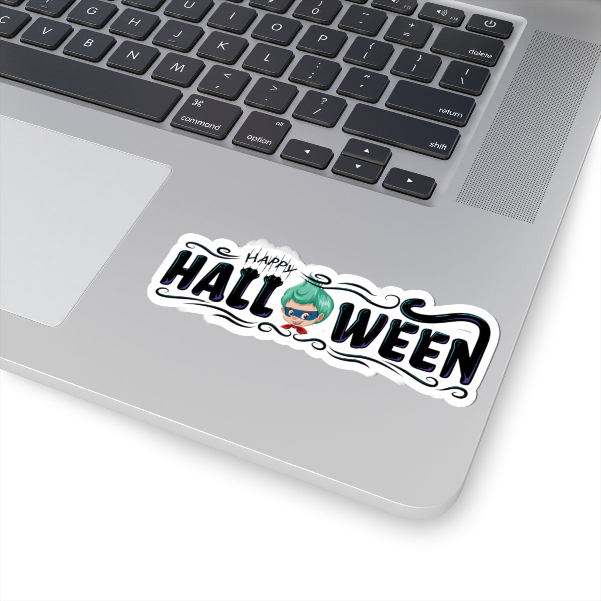 Kiss-Cut Stickers - Happy halloween by super kiddo Printify