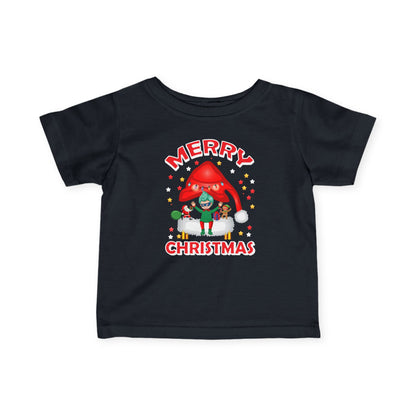 Infant Fine Jersey Tee - Merry christmas - [[{"value":"Wonderwear Kid"}]]