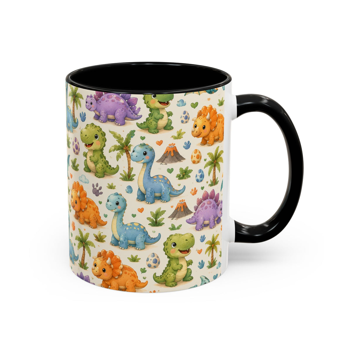 Accent Coffee Mug  (11/15 oz) - Baby Dinosaurs Nursery