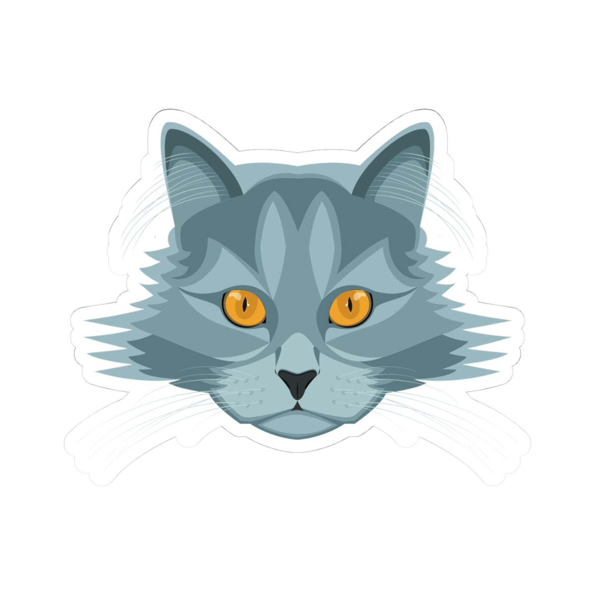 Kiss-Cut Stickers - Persian long hair