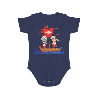 Infant Fine Jersey Bodysuit - Valentines -  Love sailing - [[{"value":"Wonderwear Kid"}]]