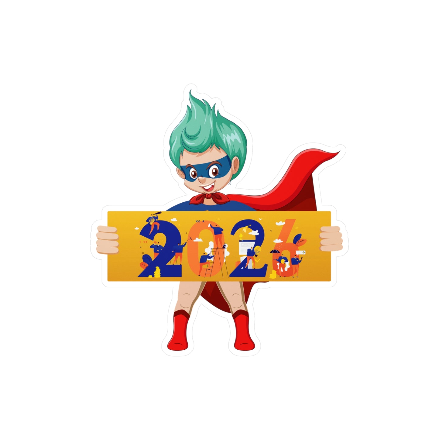 Christmas Kiss-Cut Vinyl Decals – 2026