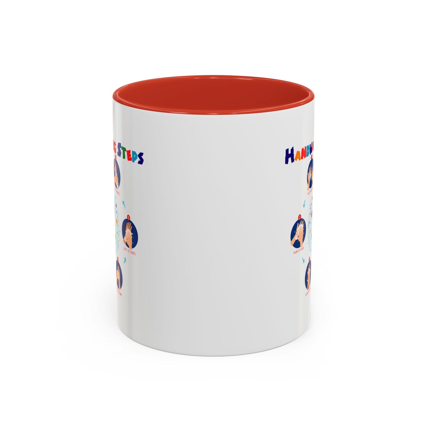 Accent Coffee Mug - Super kiddo how to wash hand properly