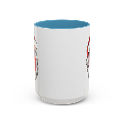Accent Coffee Mug - Santa Super kiddo - [[{"value":"Wonderwear Kid"}]]