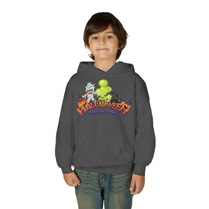 Youth Heavy Blend Hooded Sweatshirt - Trick or Treat - [[{"value":"Wonderwear Kid"}]]