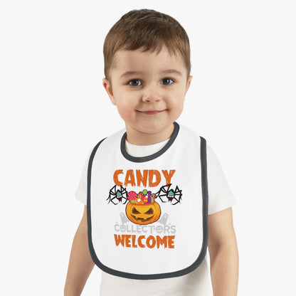 Baby Bib - Candy collectors by super kiddo Printify