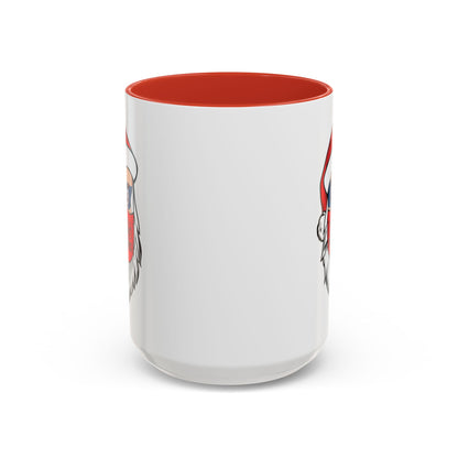 Accent Coffee Mug - Santa Super kiddo - [[{"value":"Wonderwear Kid"}]]
