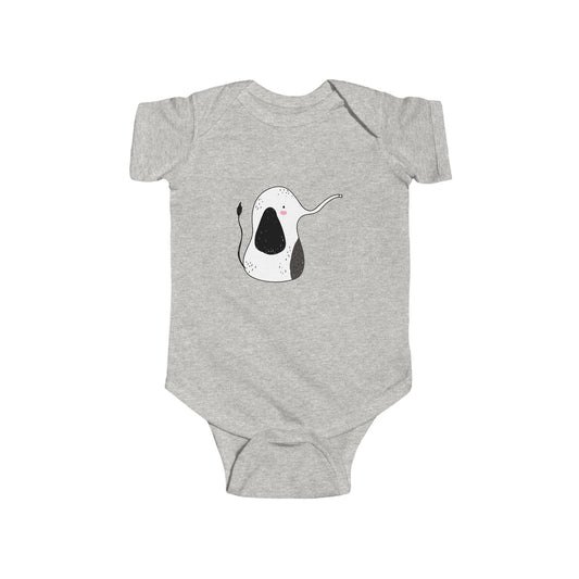 Infant Fine Jersey Bodysuit - Cute elephant