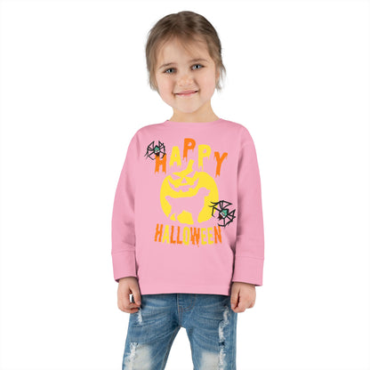 Toddler Long Sleeve Tee - Happy holloween Printify