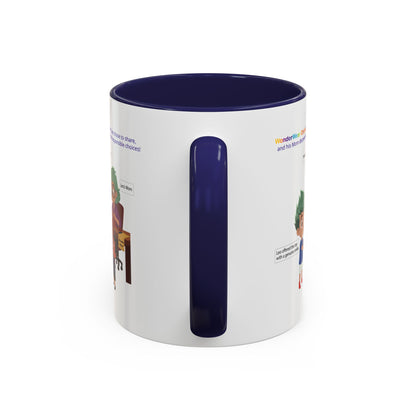 Accent Coffee Mug - WonderWear Origin - [[{"value":"Wonderwear Kid"}]]