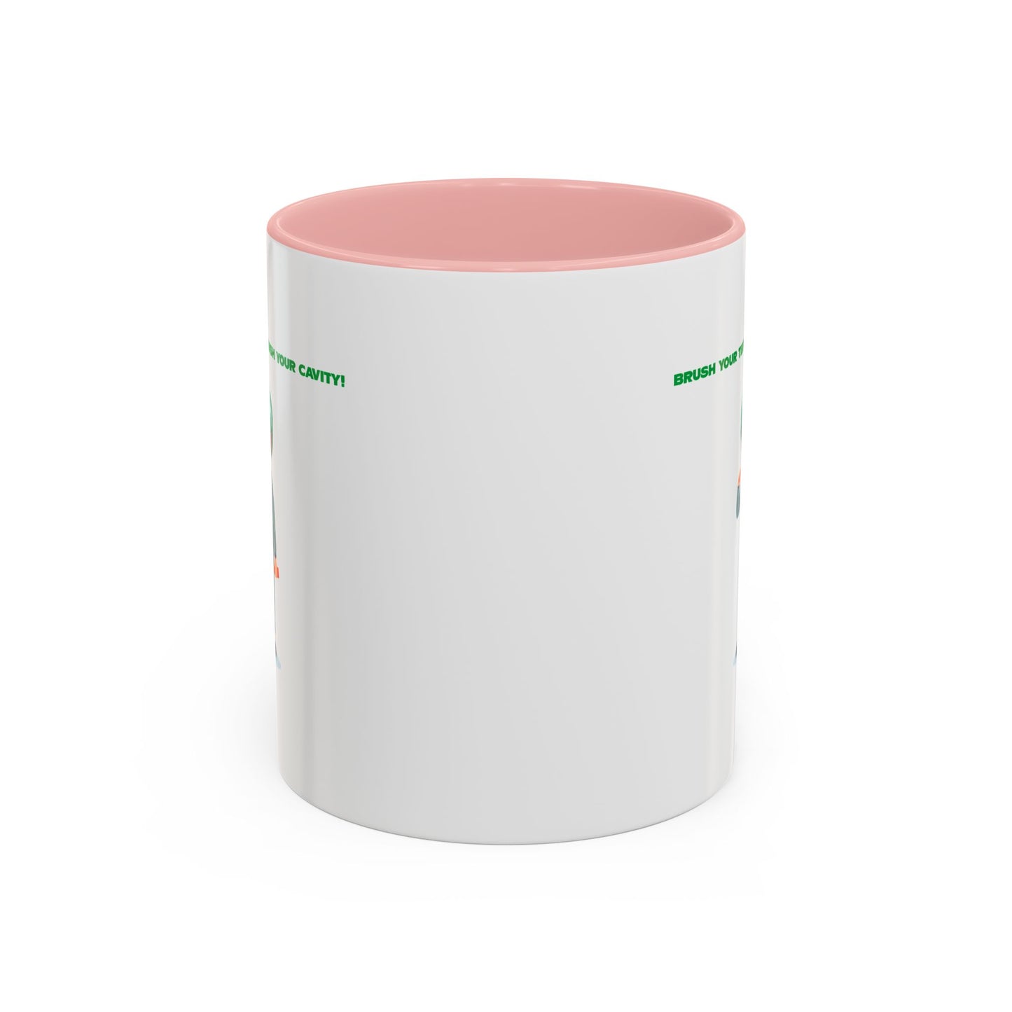 Accent Coffee Mug - Super kiddo brushing teeth