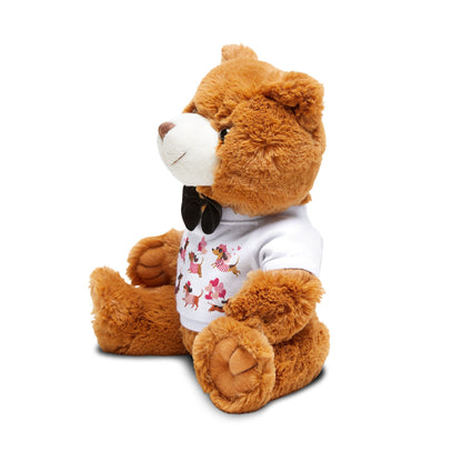 Teddy Bear with T-Shirt - Valentines - Dachshund - [[{"value":"Wonderwear Kid"}]]