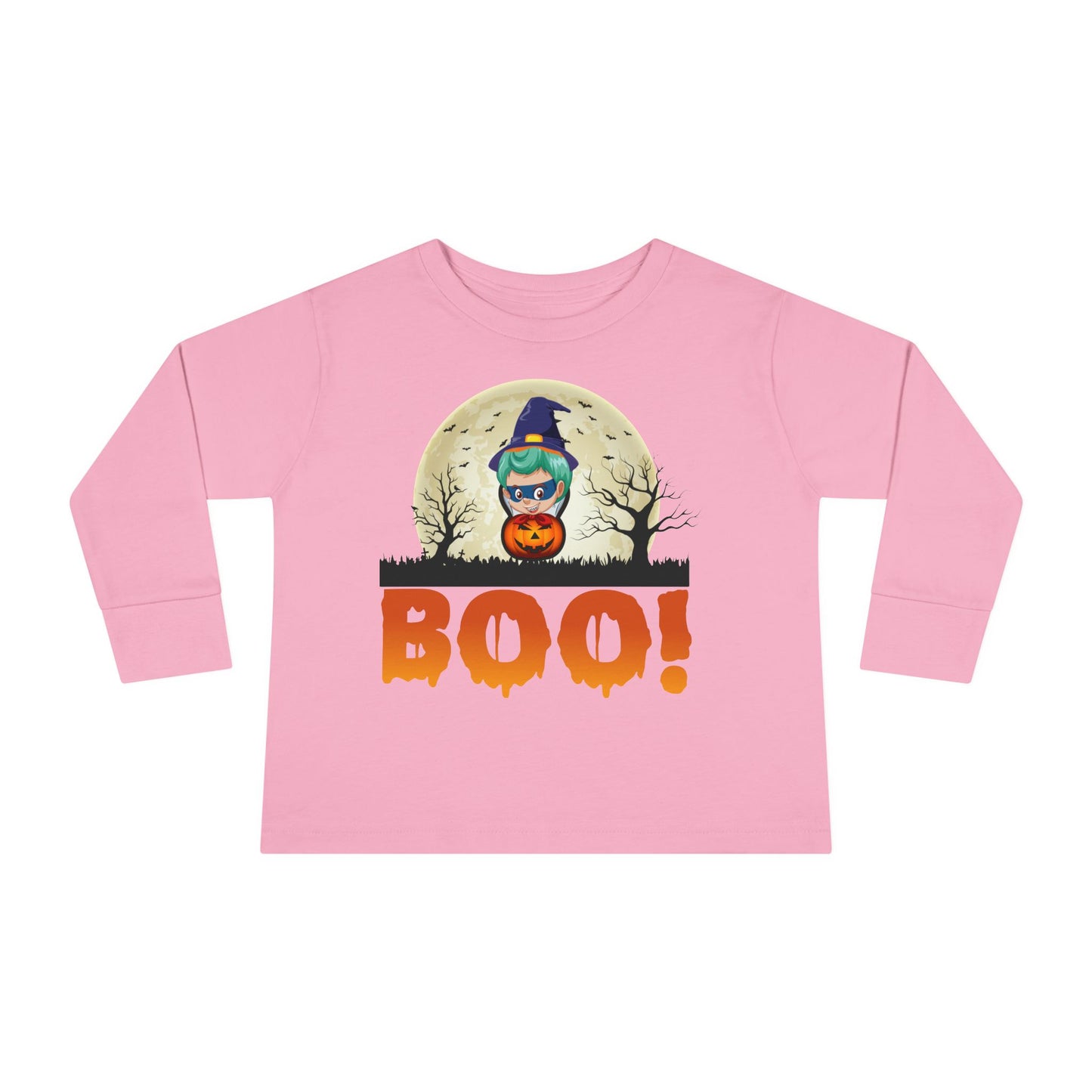 Toddler Long Sleeve Tee - Boo - [[{"value":"Wonderwear Kid"}]]