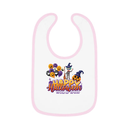 Baby Bib - Happy halloween trick or treat - [[{"value":"Wonderwear Kid"}]]