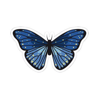 Kiss-Cut Stickers - Blue butterfly Printify