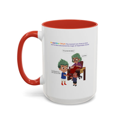 Accent Coffee Mug - WonderWear Origin - [[{"value":"Wonderwear Kid"}]]