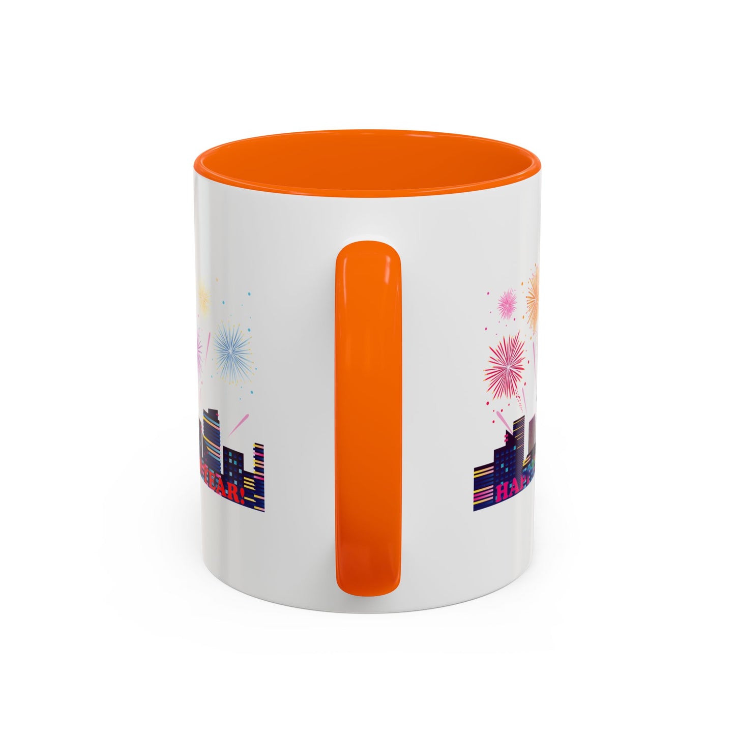 Accent Coffee Mug - Super kiddo with fireworks with text