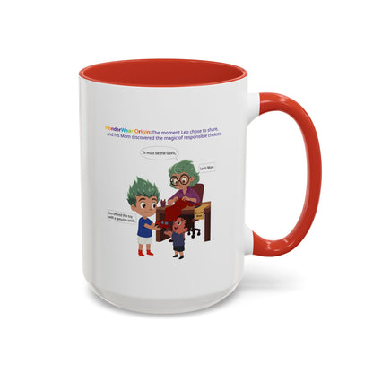 Accent Coffee Mug - WonderWear Origin - [[{"value":"Wonderwear Kid"}]]