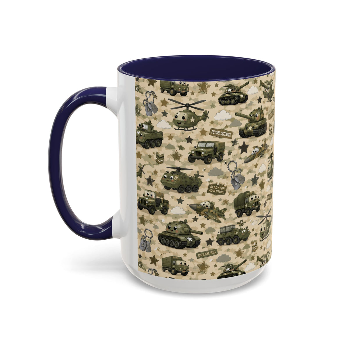 Accent Coffee Mug  (11/15 oz) - Military Kids