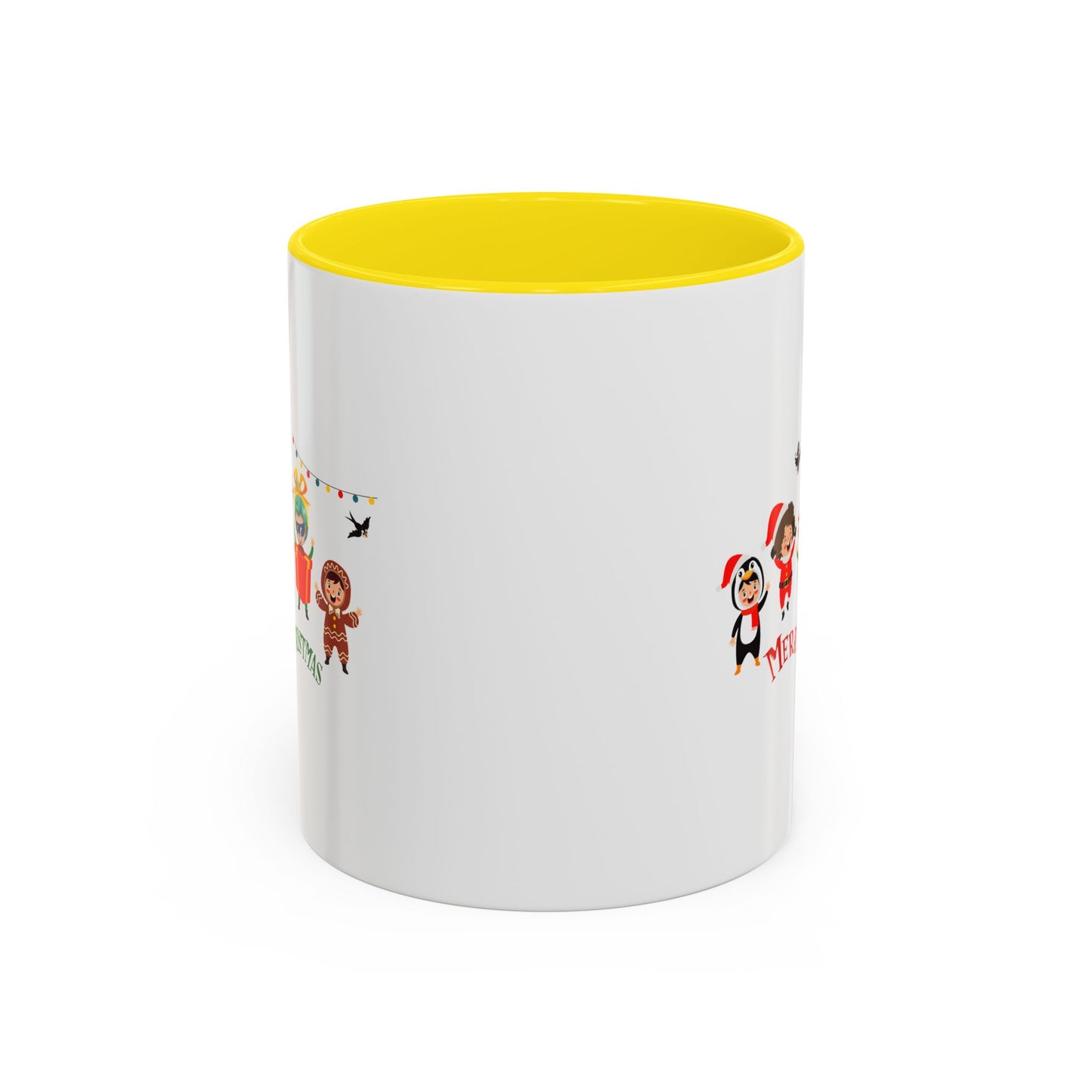 Accent Coffee Mug - Merry christmas by super kiddo and friends