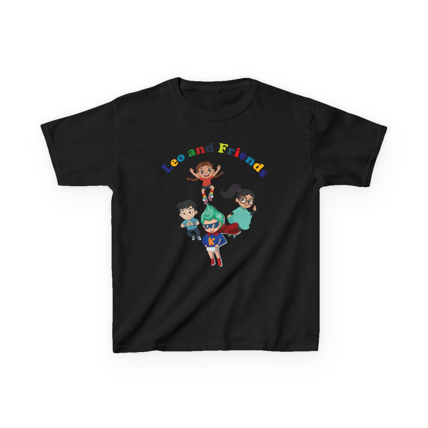 Kids Heavy Cotton™ Tee - Leo & Friends - [[{"value":"Wonderwear Kid"}]]