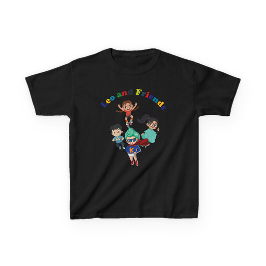 Kids Heavy Cotton™ Tee - Leo & Friends - [[{"value":"Wonderwear Kid"}]]