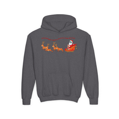 Youth Heavy Blend Hooded Sweatshirt - Santa kiddo - [[{"value":"Wonderwear Kid"}]]
