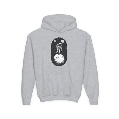 Youth Heavy Blend Hooded Sweatshirt - Cosmic Adventure Printify