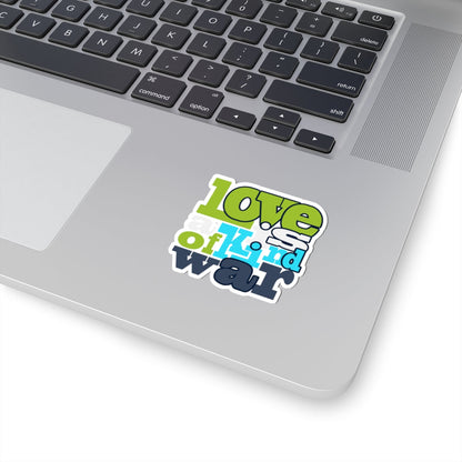 Kiss-Cut Stickers - Love is Kind Printify