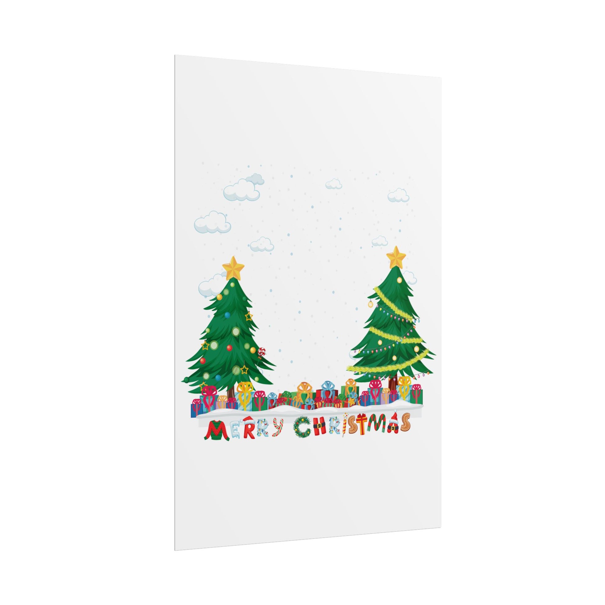 Rolled Posters - Christmas and snowing - [[{"value":"Wonderwear Kid"}]]