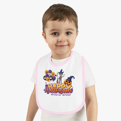 Baby Bib - Happy halloween trick or treat - [[{"value":"Wonderwear Kid"}]]