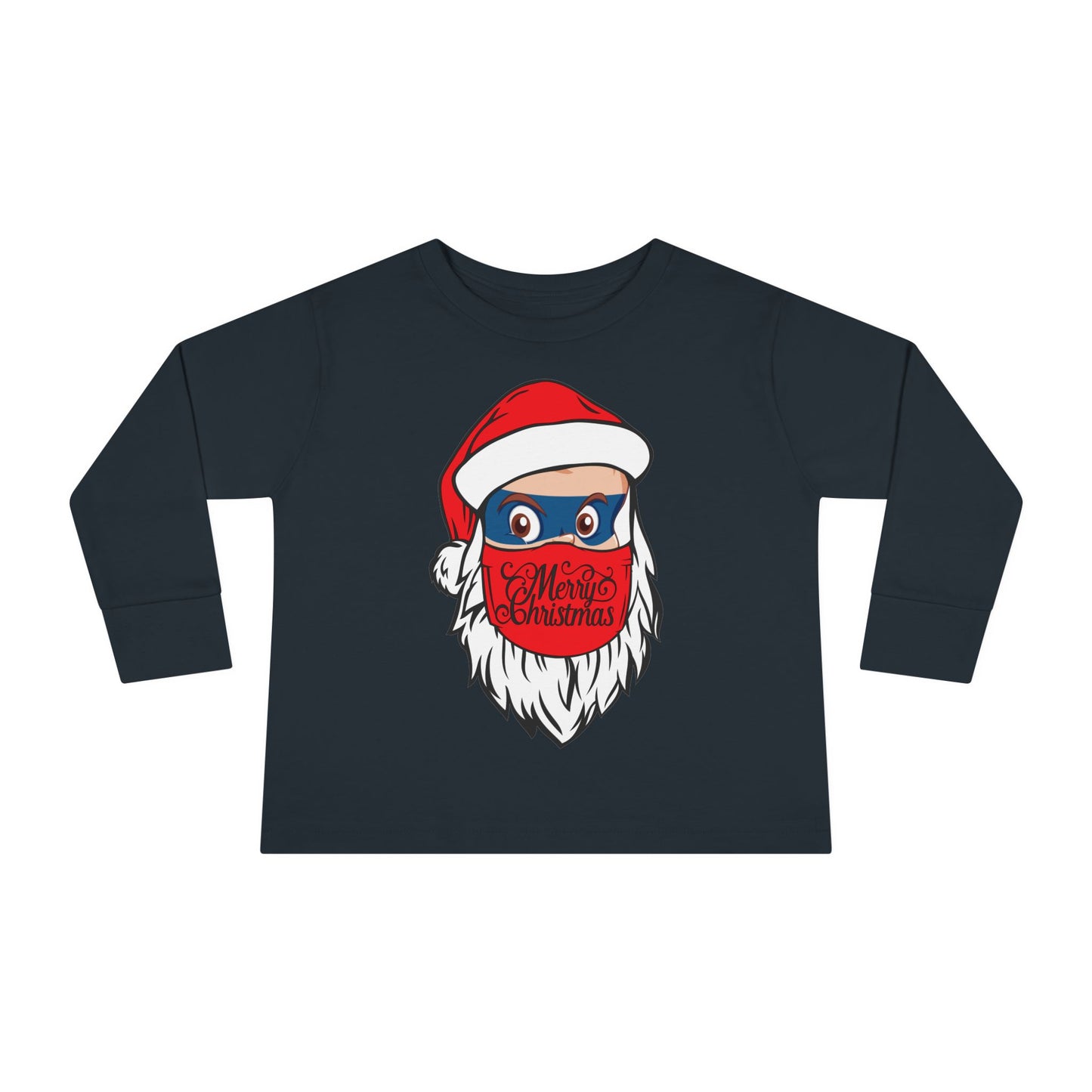 Toddler Long Sleeve Tee - Santa Super kiddo - [[{"value":"Wonderwear Kid"}]]
