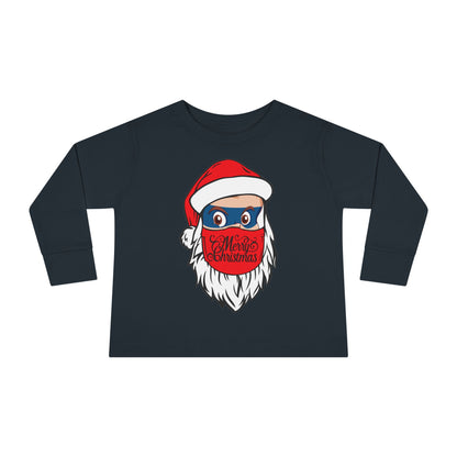 Toddler Long Sleeve Tee - Santa Super kiddo - [[{"value":"Wonderwear Kid"}]]
