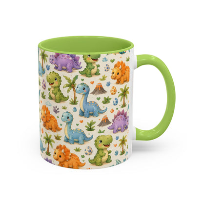 Accent Coffee Mug  (11/15 oz) - Baby Dinosaurs Nursery
