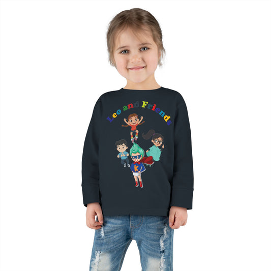 Toddler Long Sleeve Tee - Leo & Friends - [[{"value":"Wonderwear Kid"}]]