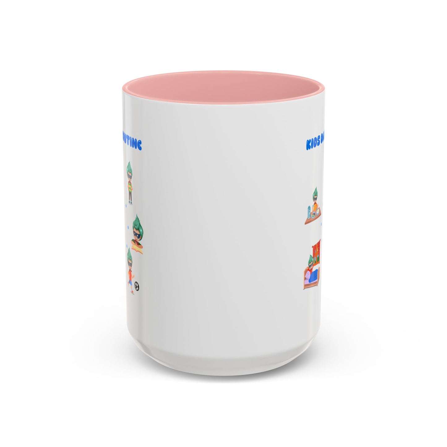 Accent Coffee Mug - Super kiddo daily routine