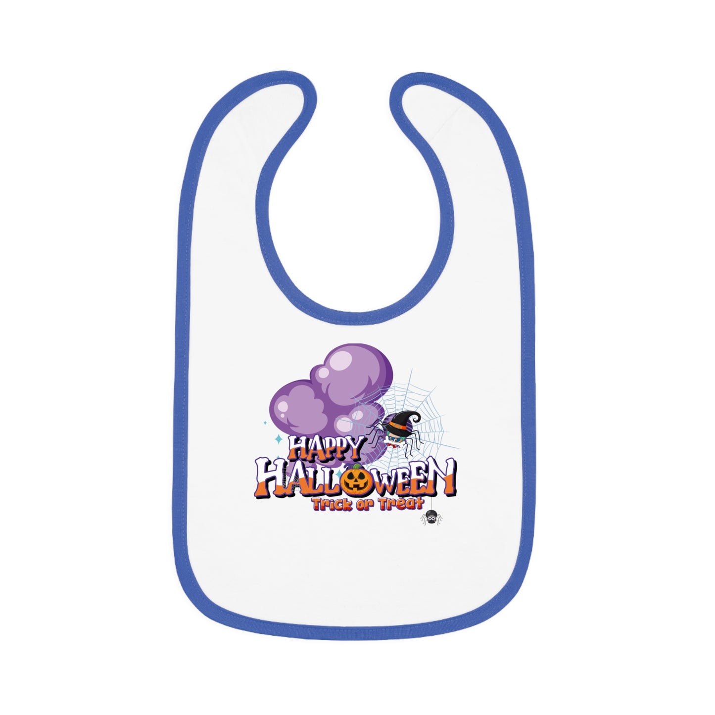 Baby Bib - Happy holloween - spider kiddo