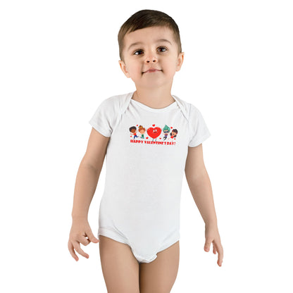Infant Jersey One Piece - Valentines - Super kiddo and three friends - [[{"value":"Wonderwear Kid"}]]