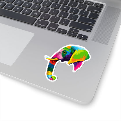 Kiss-Cut Stickers - The elephant Printify