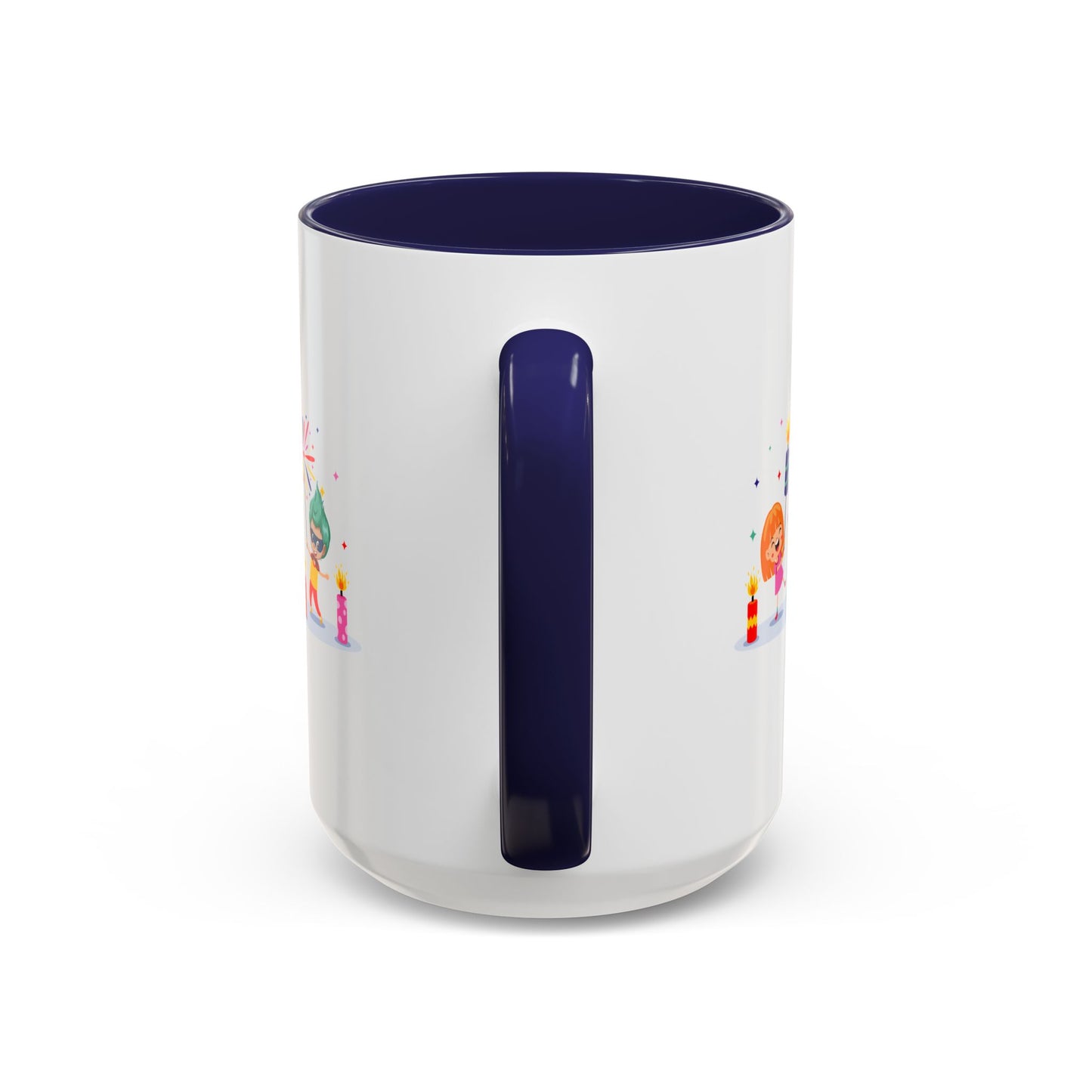 Accent Coffee Mug - Super kiddo lighting fireworks