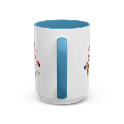 Accent Coffee Mug - Super kiddo making christmas tree - [[{"value":"Wonderwear Kid"}]]