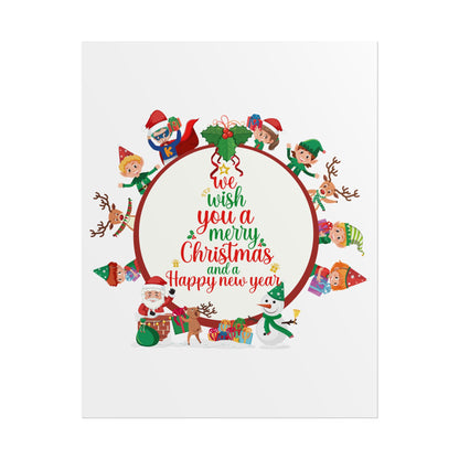 Rolled Posters - We wish you a merry christmas - [[{"value":"Wonderwear Kid"}]]